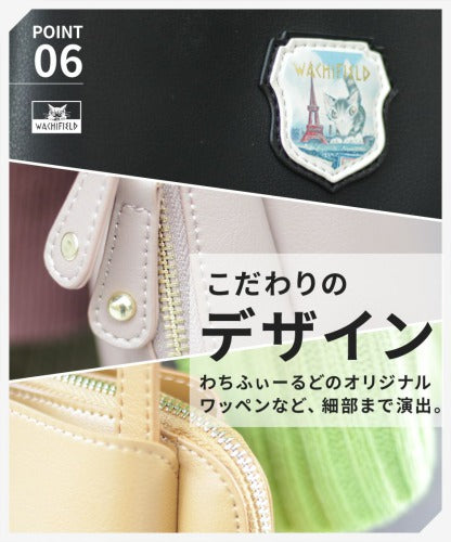 【当店オリジナルエコバッグプレゼント中!】【WachiField】 わちふぃーるど フェイクレザー ショルダーバッグ 斜め掛け 肩掛け カバン レディース スカーフ WTGC-02 お出かけ サブバッグ 旅行 軽量 エレガント ギフト プレゼント 母の日 敬老の日 ダヤン 猫