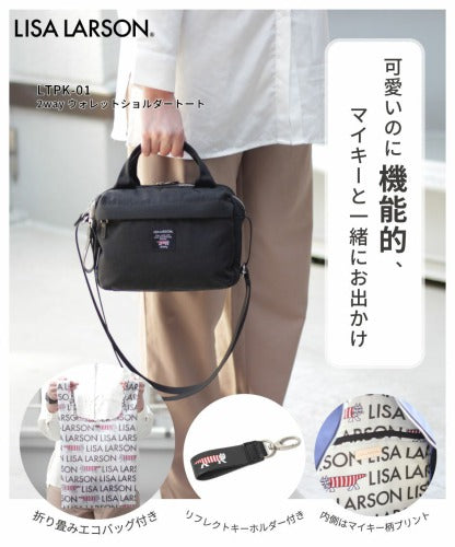 LISA LARSON リサ・ラーソン ショルダーバッグ 斜め掛けバッグ 肩掛けバッグ LTPK-01 Mikey ツイル マイキー 猫 レディース ギフト 母の日 バレンタイン 人気 プレゼント