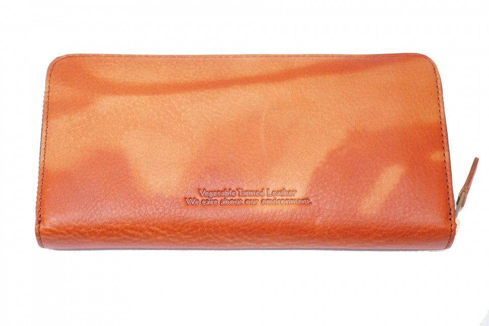 【KATHARINE HAMNETT LONDON】キャサリンハムネットロンドン ラウンドファスナー 長財布 490-59204 フルイド イタリアンレザー 高級 本革 イタリア 人気 父の日