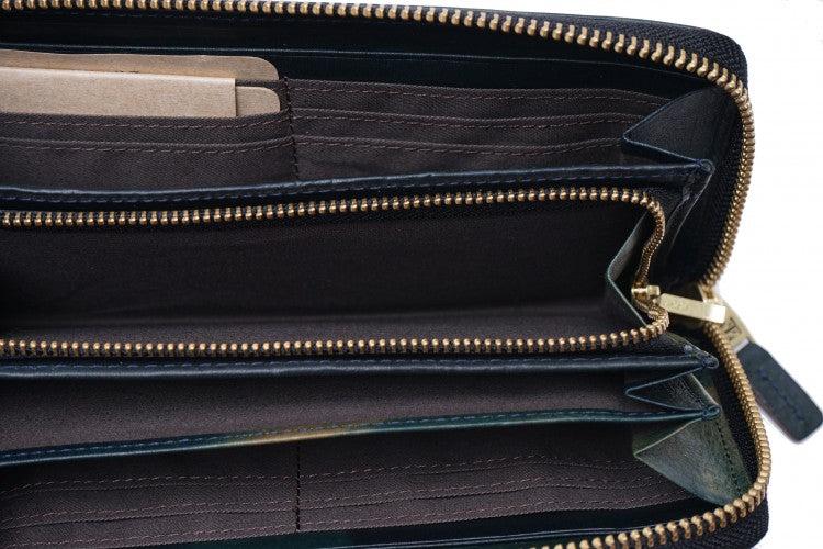 【KATHARINE HAMNETT LONDON】キャサリンハムネットロンドン ラウンドファスナー 長財布 490-59204 フルイド イタリアンレザー 高級 本革 イタリア 人気 父の日