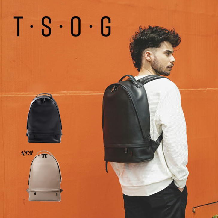 【正規取扱店】T・S・O・G ティーエスオージー THEONE ザ・ワン ブラック シティリュック バックパック メンズ レディース ユニセックス ビジネス 本革 通勤 通学 撥水 おしゃれ 人気 正規品 送料無料 ドラマ着用 雑誌掲載