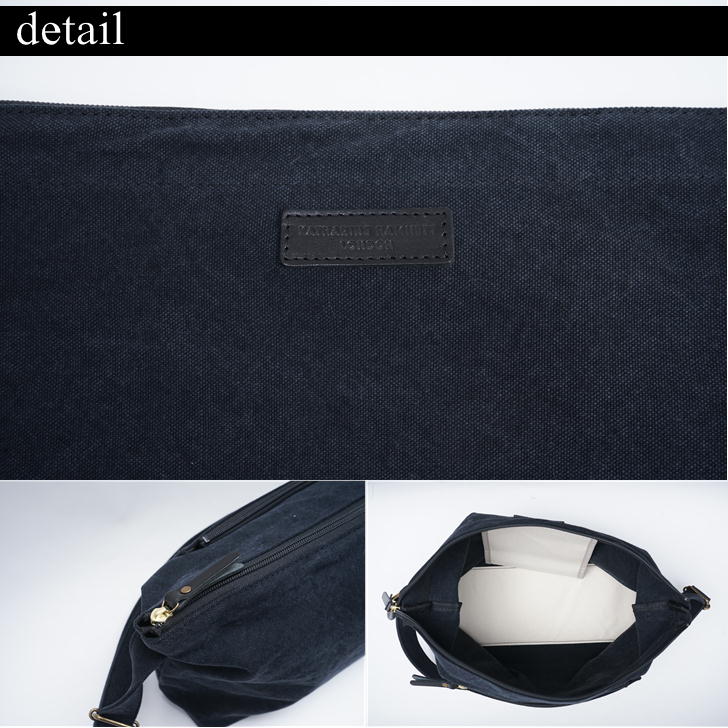 KATHARINE HAMNETT LONDON キャサリンハムネットロンドン ショルダーバッグ shoulderBag ユニセックス ショルダー カジュアル 490-8061 倉敷帆布 プレゼント 帆布 ギフト 軽量 鞄 おしゃれ 人気 正規取扱店 送料無料