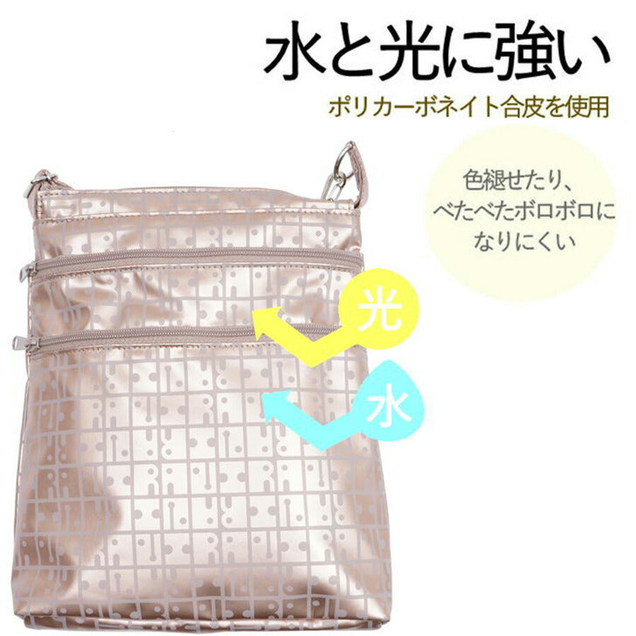 【クリックポスト/時間指定不可】ヤマト屋 RaviRavi ラビラビ KIKI2 キキ Wファスナーポシェット S T744 ショルダーバッグ 斜め掛けバッグ 鞄 カバン レディース ギフト プレゼント 女性 フォーマル 超軽量 洗濯可能 おしゃれ 人気 送料無料 母の日《代引き不可》