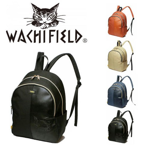 WachiField わちふぃーるど フェイクレザー 合皮 メランジ リュックサック バックパック デイバック カバン レディース 通勤 WTMC-03 お出かけ サブバッグ 旅行 軽量 エレガント ギフト プレゼント ねこ ダヤン