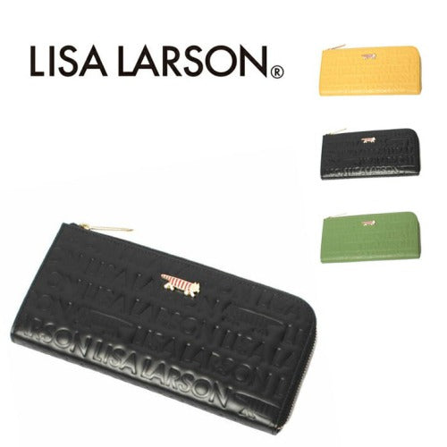 【SNSで話題のレザーケアクリームプレゼント中!】【LISA LARSON】リサ・ラーソン L字 ファスナー長財布 ウォレット LTLM-06 Mikey 高級 本革 YKKファスナー マイキー 猫 レディース ギフト 母の日 バレンタイン 人気 プレゼント collonil コロニル
