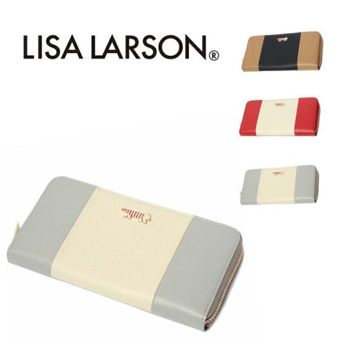 【SNSで話題のレザーケアクリームプレゼント中!】【LISA LARSON】リサ・ラーソン ラウンド ファスナー長財布 ウォレット LTLY-02 Mikey 高級 本革 YKKファスナー マイキー 猫 レディース ギフト 母の日 バレンタイン 人気 プレゼント collonil コロニル