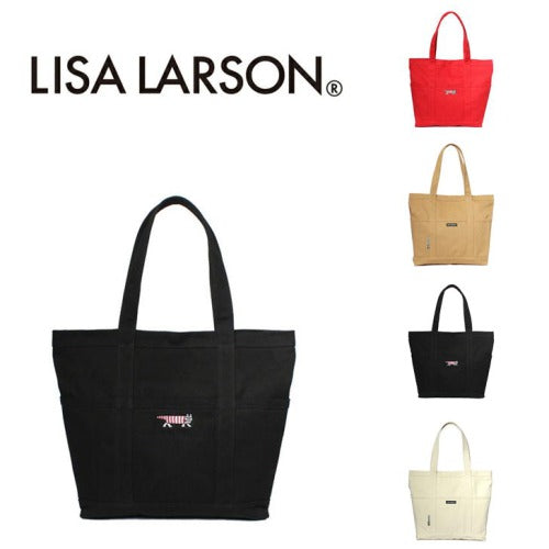 LISA LARSON リサ・ラーソン トートバッグ マザーズバッグ マルシェ ハンドバッグ LTMK-02 Mikey ツイル マイキー 猫 収納 レディース ギフト 母の日 バレンタイン 人気 プレゼント