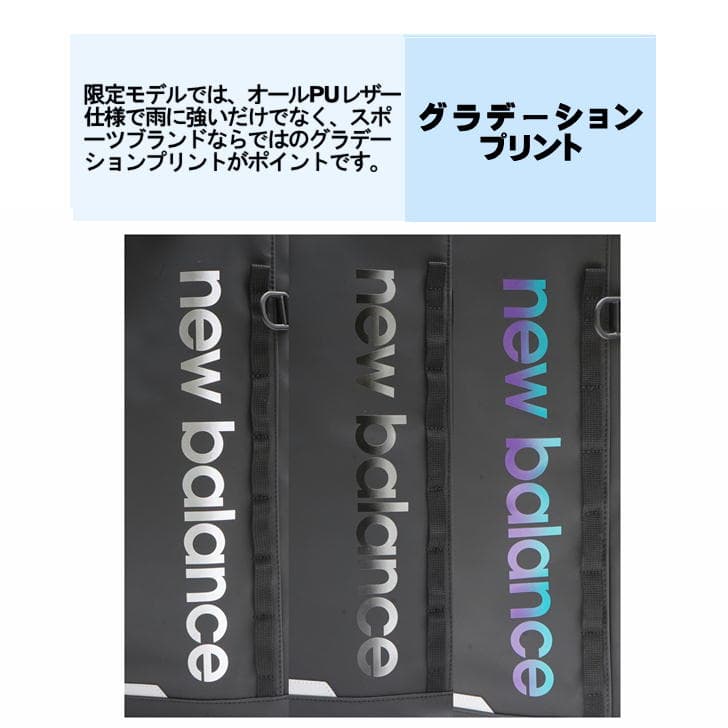 NewBalance ニューバランス バックパック リュックサック デイパッグ LAB35719 30L ボックス型 撥水 抗菌 メンズ レディース グラデーション Y2K ビジネス 通勤 通学 学生 おしゃれ 人気 正規品 送料無料