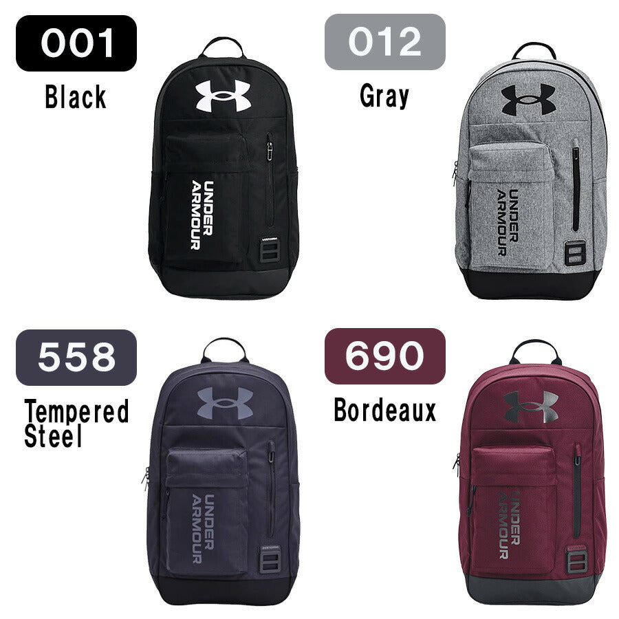 【UNDER ARMOUR】アンダーアーマー バッグ 男女兼用 メンズ レディース ハーフタイム リュック 22L スポーツ 1362365 ジム 撥水 かばん 旅行 通学 通勤 ジム 部活 スポーツ 合宿 ブランド UA Halftime Backpack ボトルポケット ノートパソコン