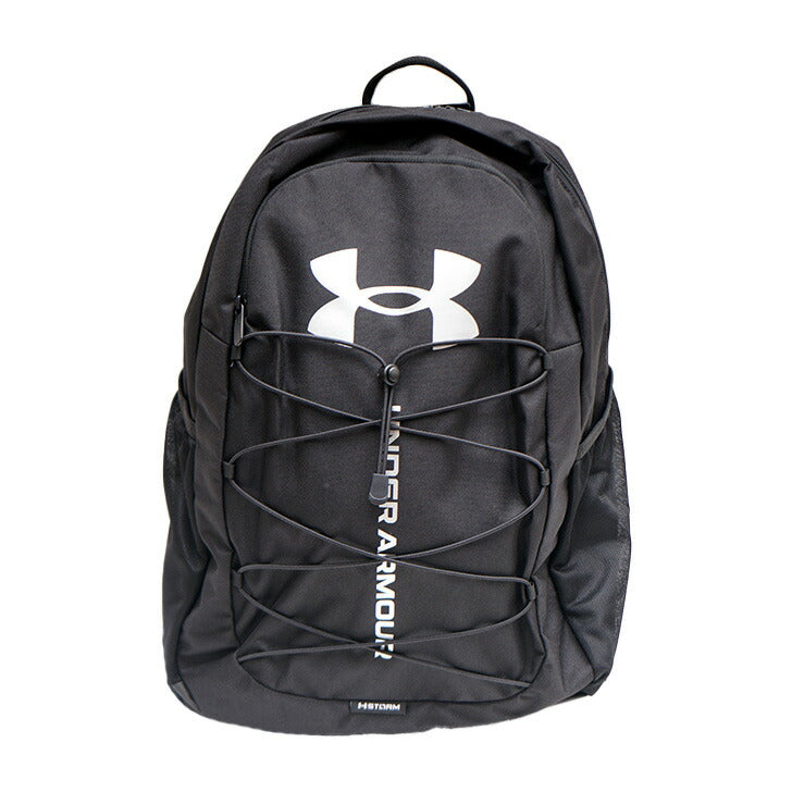 【UNDER ARMOUR】アンダーアーマー UA ユニセックス トレーニング ハッスル スポーツ 26L リュック バックパック 1364181 ヒートギアショルダーストラップ 耐摩耗素材 バンジーコード仕様 STORM ストーム 撥水加工 通勤 通学 ジム 部活 スポーツ 合宿