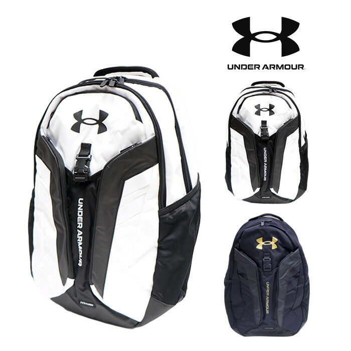 UNDER ARMOUR アンダーアーマー 1367060 UA HUSTLE PRO BACKPACK メンズ レディース バッグ 31L リュック バックパック ポリエステル UA Stormテクノロジー LEVELED ストラップシステム ノートパソコン 通勤 通学 ジム 部活 スポーツ 合宿