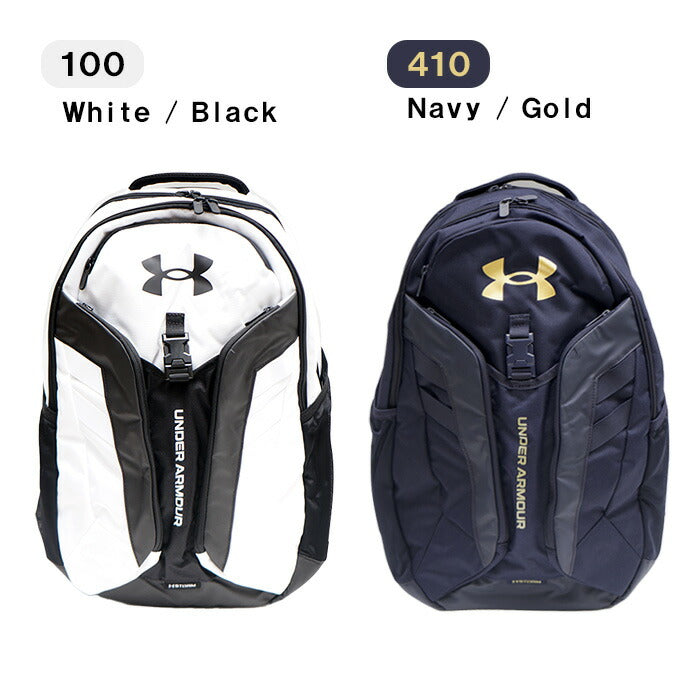 UNDER ARMOUR アンダーアーマー 1367060 UA HUSTLE PRO BACKPACK メンズ レディース バッグ 31L リュック バックパック ポリエステル UA Stormテクノロジー LEVELED ストラップシステム ノートパソコン 通勤 通学 ジム 部活 スポーツ 合宿