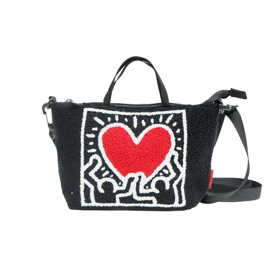 Keith Haring キースへリング 2way ショルダーバッグ トートバッグ ハンドバッグ アイコンバッグ もこもこ 15550 15551 15552 15553 15554 ブランド おしゃれ シンプル かわいい お揃い ファッション プレゼント レディース メンズ サブバッグ お出かけ 買い物 ショッピング