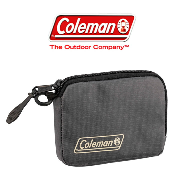 【クリックポスト/時間指定不可】Coleman コールマン アウトドアコインケース 2000039034 ポリエステル 小銭入れ コインケース アウトドア 二層式 撥水 加工 カード 小銭 ロゴマーク シンプル 使いやすい おしゃれ ブランド