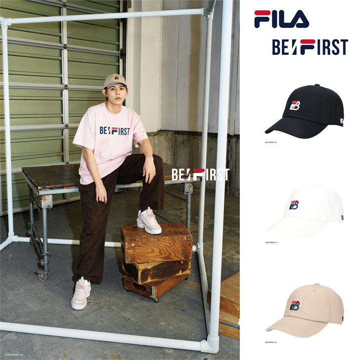 FILAxBE:FIRST フィラ コラボ キャップ 帽子 人気 おしゃれ ビーファースト ビーファ BESTY ベスティ メンズ レディース ノベルティ付き 正規品 正規取扱店