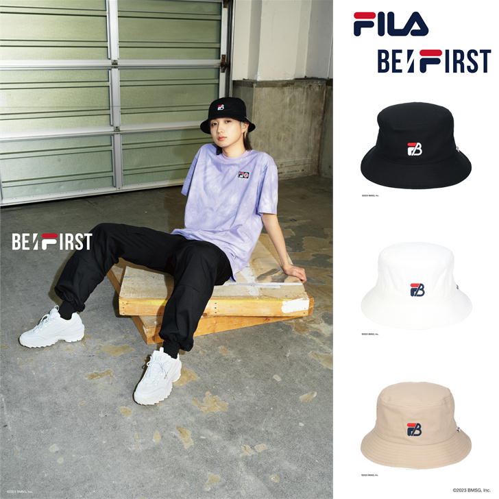 【レターパック配送】FILAxBE:FIRST フィラ コラボ ハット 帽子 人気 おしゃれ ビーファースト ビーファ BESTY ベスティ メンズ レディース ノベルティ付き 正規品 正規取扱店《代引き不可》