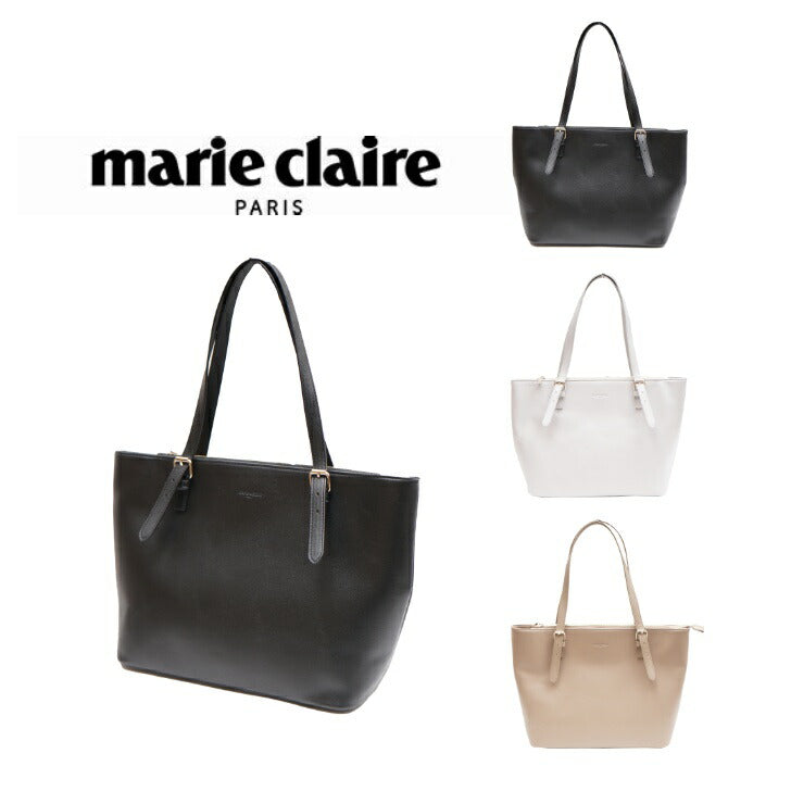 【当店オリジナルエコバッグプレゼント中!】【marie claire】 マリクレール 240-230 Eva エバ ビジネストート 合皮 トートバッグ A4 ビジネスバッグ シンプル ブランド ブラック おしゃれ かっこいい かわいい レディース ファッション プレゼント 贈り物 通勤 通学