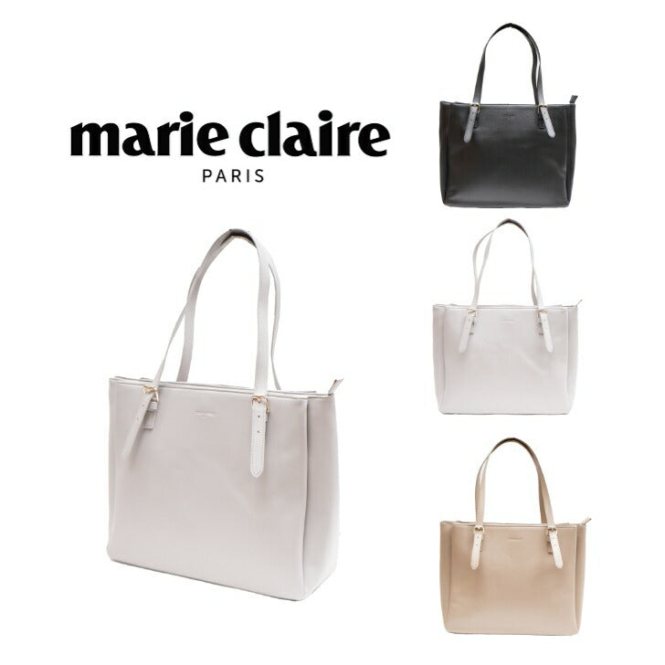 【当店オリジナルエコバッグプレゼント中!】【marie claire】 マリクレール 240-231 Eva エバ ビジネストート 合皮 トートバッグ A4 ビジネスバッグ シンプル ブランド ブラック おしゃれ かっこいい かわいい レディース ファッション プレゼント 贈り物 通勤 通学