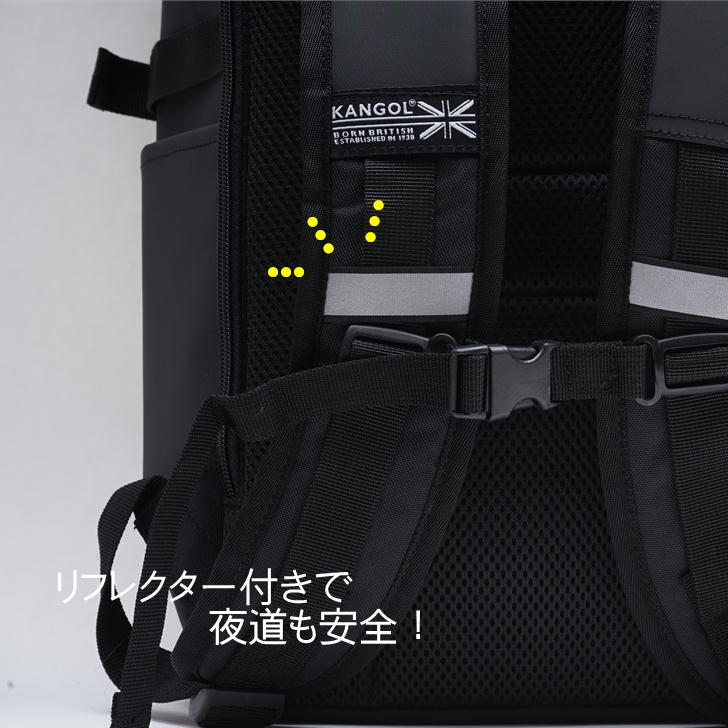 KANGOL カンゴール SARGENT2 サージェント2 250-1270 スクエアリュックサック バックパック ボックス型 23L リュックサック スクエア メンズ レディース アウトドア 普段使い 通学 学生 部活 おしゃれ 人気 送料無料