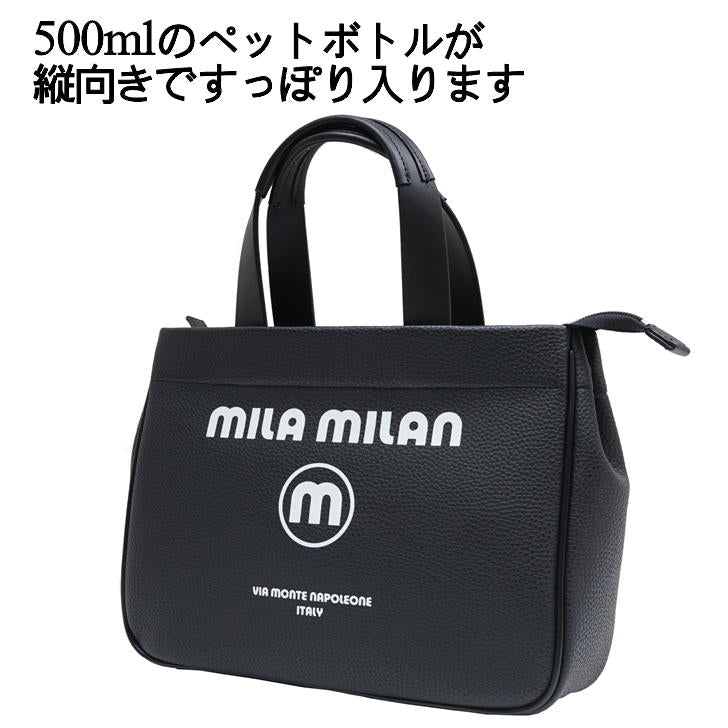 【当店オリジナルエコバッグプレゼント中!】【mila milan】 ミラミラン コルソ ミニトートバッグ ミニブリーフ ビジネスバッグ 250501 メンズ ストライプ ギフト プレゼント ユニセックス 普段使い シンプル バッグ カバン ゴルフ 撥水 正規販売店