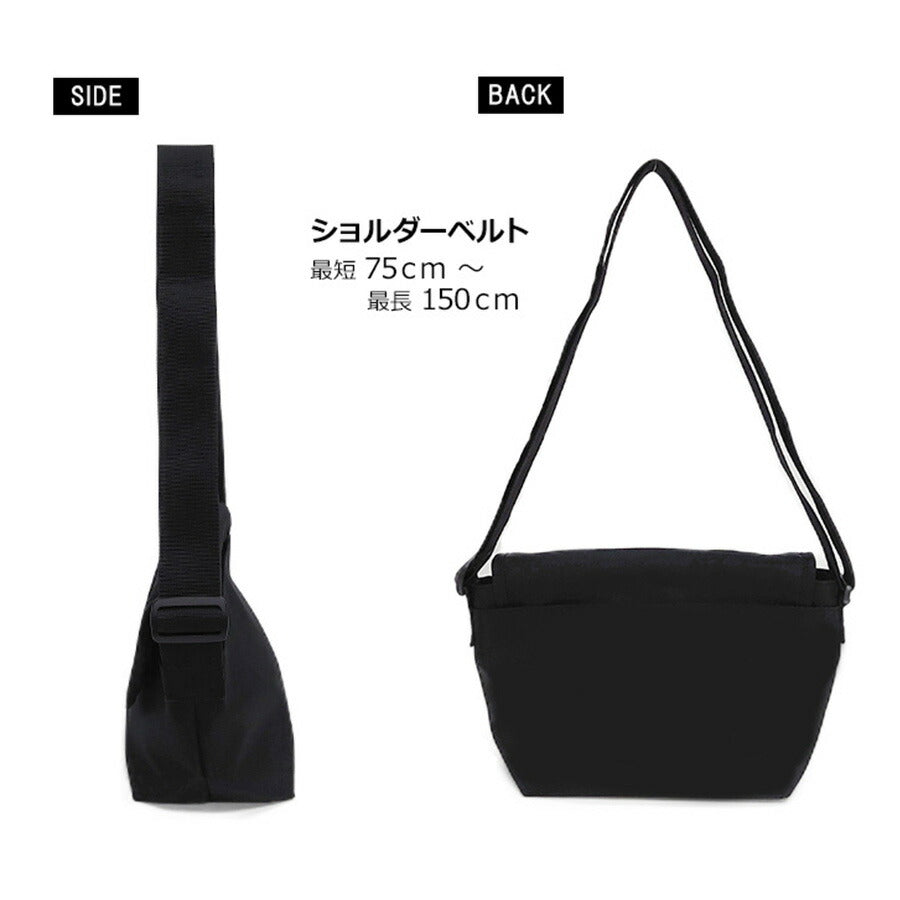 Lee リー 320-3725 PRAY2 ショルダーバッグ メッセンジャー かぶせ 斜め掛け ワンマイル コンパクト 小さめ ブラック レッド ベージュ ミントグリーン ダブルファスナー カジュアル ボックスロゴ プレゼント おしゃれ ファッション ブランド ギフト