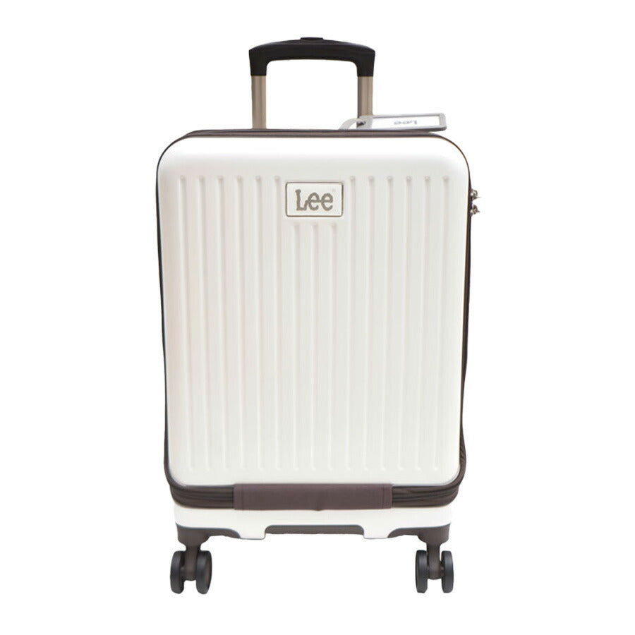 Lee リー 37L キャリーケース Sサイズ 320-9020 スーツケース ハードタイプ 1泊 2泊 かわいい おしゃれ ファッション ブランド ピンク スカイ ブラック ホワイト フロントオープン