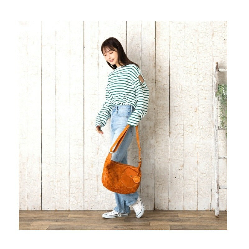 zucchero filato ズッケロフィラート ショルダーバッグ 48069 レディース オールシーズン ブラウン 送料無料 人気 革 レザー 人気 可愛い シンプル 実用的 プレゼント 送料無料 ブラウン 使いやすい ギフト プレゼント 記念日 お祝い
