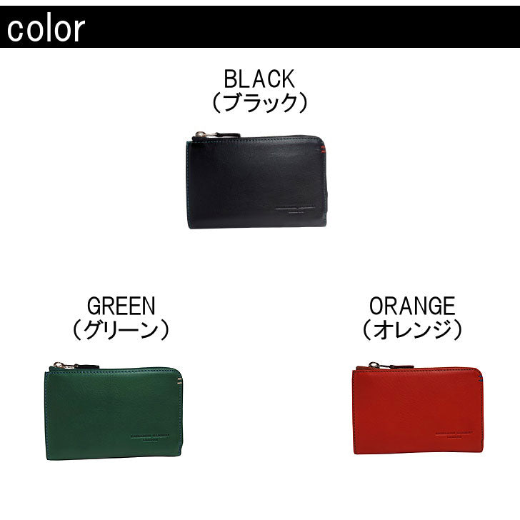 【KATHARINE HAMNETT LONDON】キャサリンハムネットロンドン MINERAL ミネラル 490-50703 本革 二つ折り財布 ミドルウォレット 札入れ 牛革 小銭入れ カード入れ ギフト プレゼント 記念日 お祝い