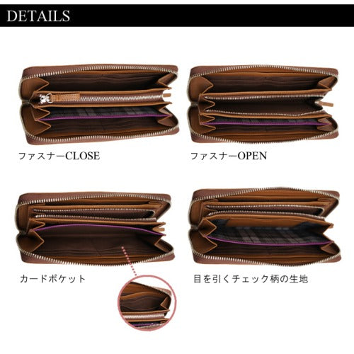 【KATHARINE HAMNETT LONDON】キャサリンハムネットロンドン ラウンドファスナー 長財布 490-57007 SOFTソフト 姫路レザー 本革 姫路産 高級 人気 正規取扱店 ギフト プレゼント