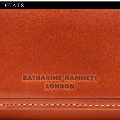 【SNSで話題のレザーケアクリームプレゼント中!】【KATHARINE HAMNETT LONDON】キャサリンハムネットロンドン LINE MAN マルチキーケース LINE MAN II 490-58200 おしゃれ 日本製レザー 国産牛革 高級 本革 小銭入れ ギフト プレゼント 人気 collonil コロニル