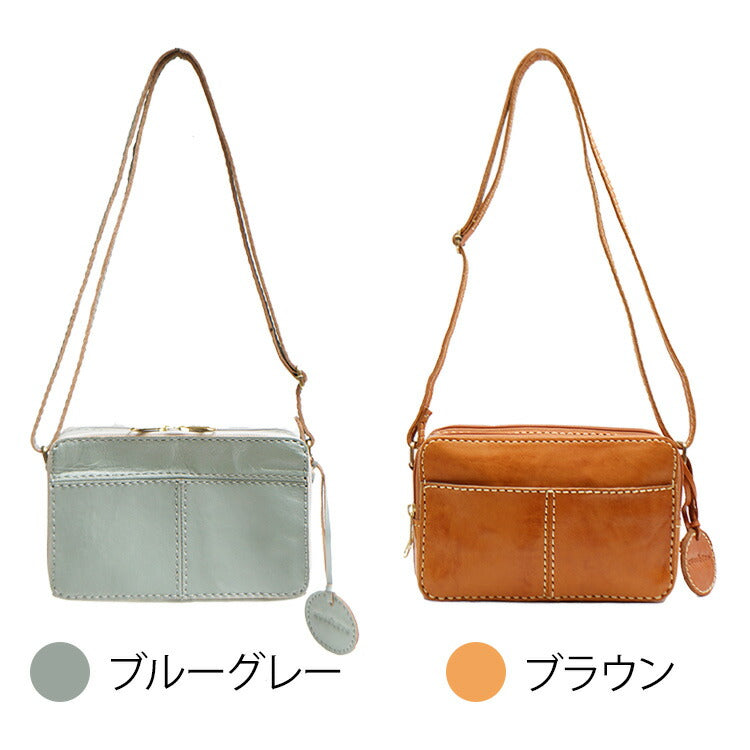 zucchero filato ズッケロフィラート お財布ショルダーバッグ 49086 レディース オールシーズン ブラウン 送料無料 人気 革 レザー 人気 可愛い シンプル 実用的 プレゼント 送料無料 ブラウン 使いやすい ギフト プレゼント 記念日 お祝い