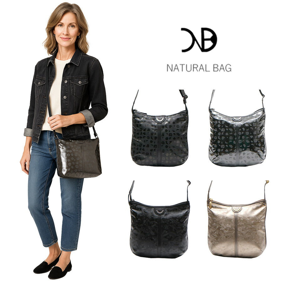 【当店オリジナルエコバッグプレゼント中!】【NATURALBAG】 ナチュラルバッグ NB ショルダーバッグ 縦型ショルダー ミニショルダー 5800 レディース 女性 大人 上品 日本製 軽量 超軽量 牛革 高級 通勤 おしゃれ 人気 母の日 バッグ 鞄