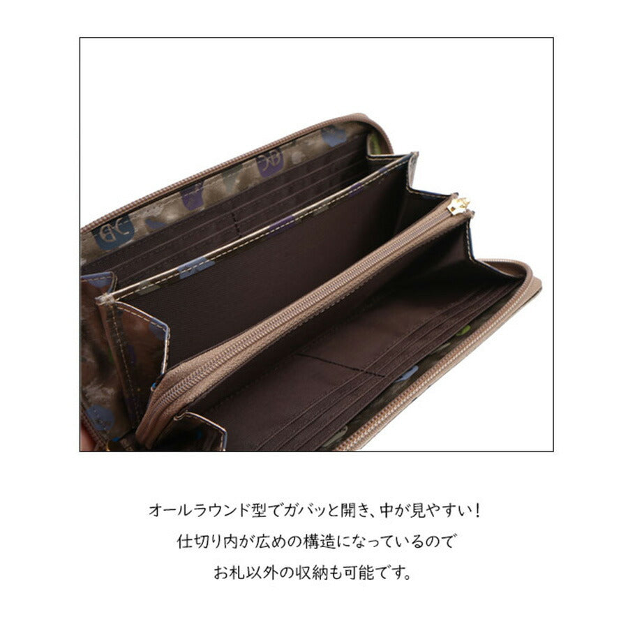 NATURALBAG ナチュラルバッグ NBランダム レディース 長財布 7120 マットブラック ブラック ブロンド 茶 黒 軽量 コンパクト 薄型 プレゼント ギフト 贈り物 家計用 個人用