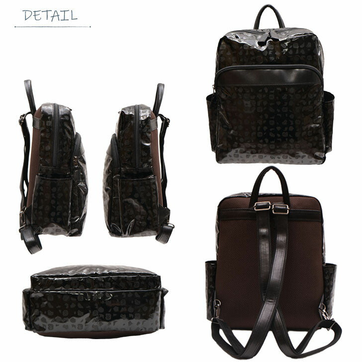 【当店オリジナルエコバッグプレゼント中!】【NATURAL BAG】 ナチュラルバッグ NBランダム リュックサック 7127 日本製 撥水加工 高級感 機能性 小旅行 母の日 敬老の日 プレゼント ギフト 大人 上品 日本製 軽量 超軽量 牛革 高級 バッグ 鞄
