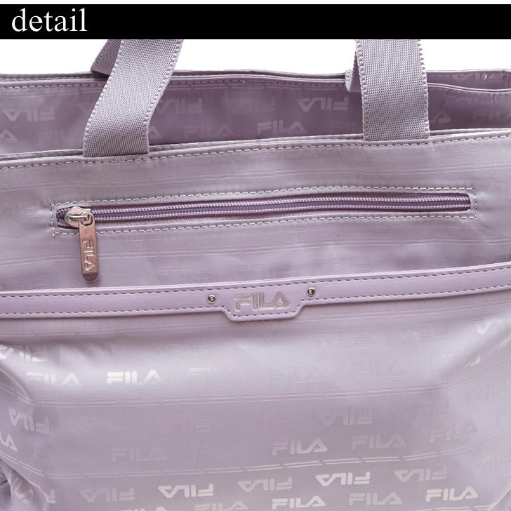 【レターパック配送/時間指定不可】FILA フィラ フラワートートバッグ ジャガード 2WAY ショルダー 斜め掛け 肩掛け 7695 パスケース 鞄 超軽量 レディース プレゼント おしゃれ 人気 ギフト ラッピング 母の日 送料無料