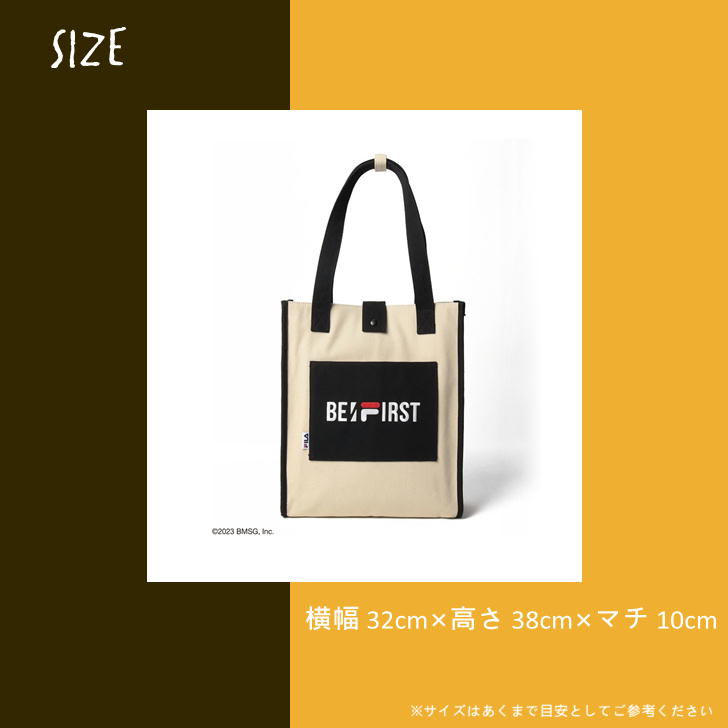 FILAxBE:FIRST フィラ コラボ トートバッグ バッグ 81FL11 サブバッグ 通学 通勤 おしゃれ ビーファースト ビーファ BESTY ベスティ メンズ レディース ノベルティ付き 正規品 正規取扱店《北海道、沖縄、離島代引き不可》