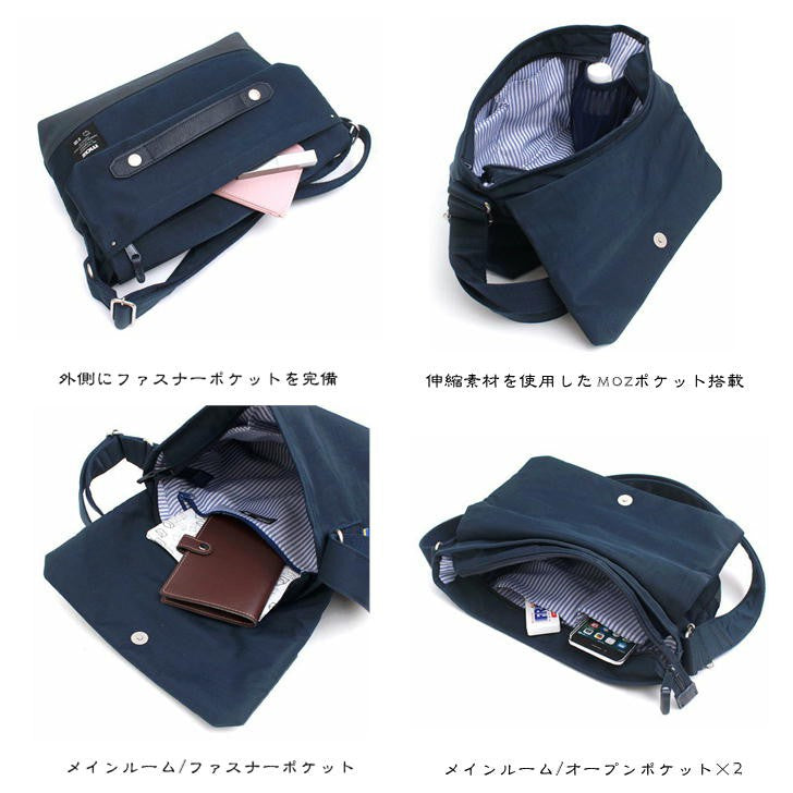 moz モズ ショルダーバッグ ZZCI-01A メンズ レディース 北欧 斜め掛け プレゼント ギフト ミニバッグ 軽量 B5 鞄 おしゃれ 母の日 人気 正規取扱店 送料無料