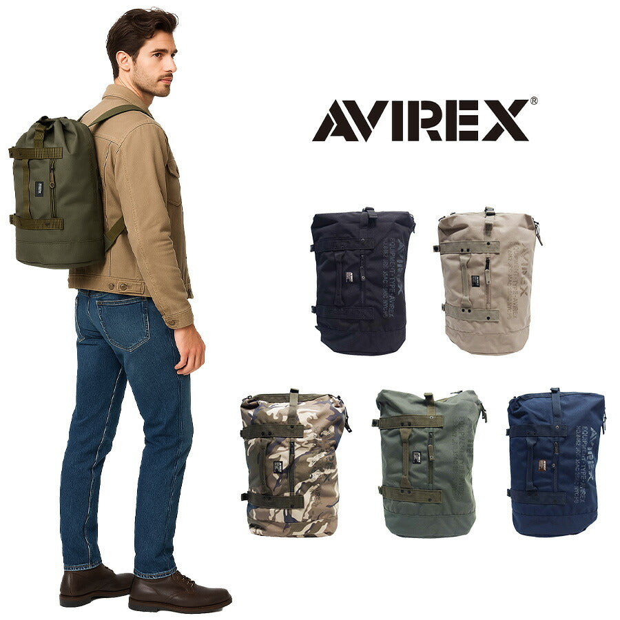 AVIREX アビレックス ボンサック ワンショルダー ボストン AVX3514 イーグル EAGLE メンズ ミリタリー 斜め掛け 一泊 二泊 旅行 鞄 軽量 キャンバス 大容量 アウトドア ジム レジャー フェス おしゃれ 人気 バレンタイン