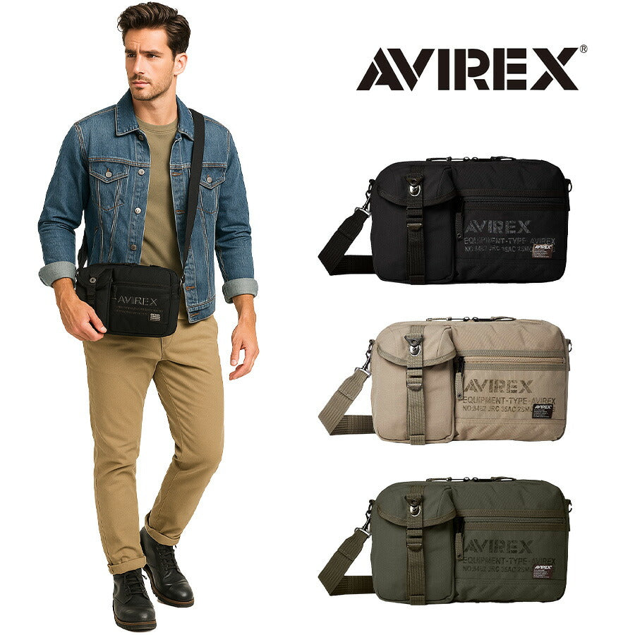 AVIREX アビレックス AVX3522 イーグル EAGLE 2WAYショルダーバッグ ショルダー ボディバッグ メンズ ミリタリー 斜め掛け 一泊 二泊 旅行 鞄 軽量 キャンバス アウトドア ジム レジャー フェス おしゃれ 人気 父の日