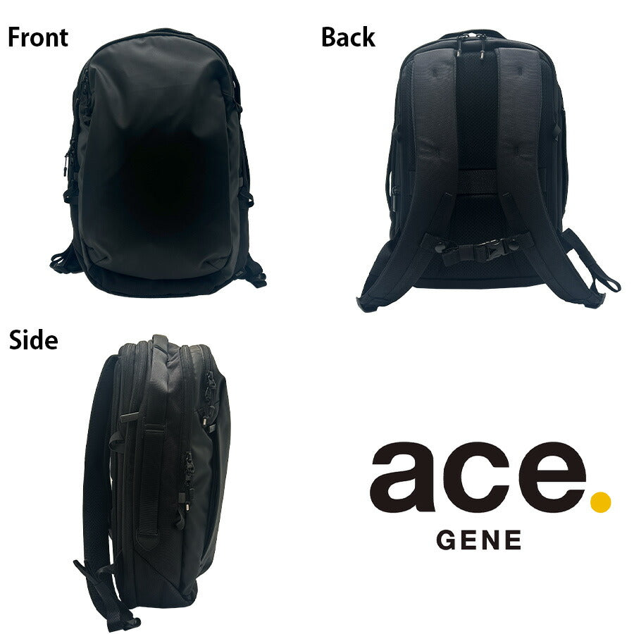 【ace.】68321 ラグレンティス リュック 17-20L バックパック かばん カバン 鞄 バッグ シンプル エース ブラック 使いやすい お出かけ 普段使い 日常 ビジネス 通勤 通学 ユニセックス