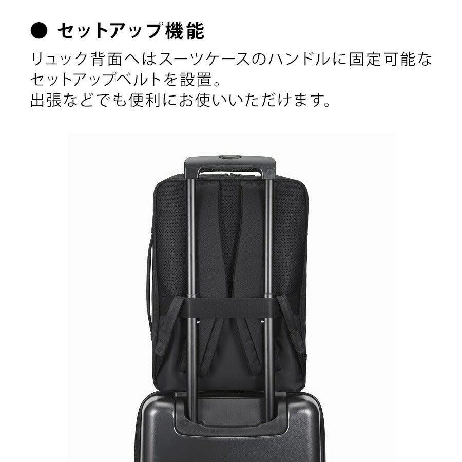 【ace.GENE】68783 ガジェタブルSF ビジネスリュック 16L リュックサック 大容量 通勤 B4サイズ 使いやすい シンプル ユニセックス プレゼント ギフト ブラック