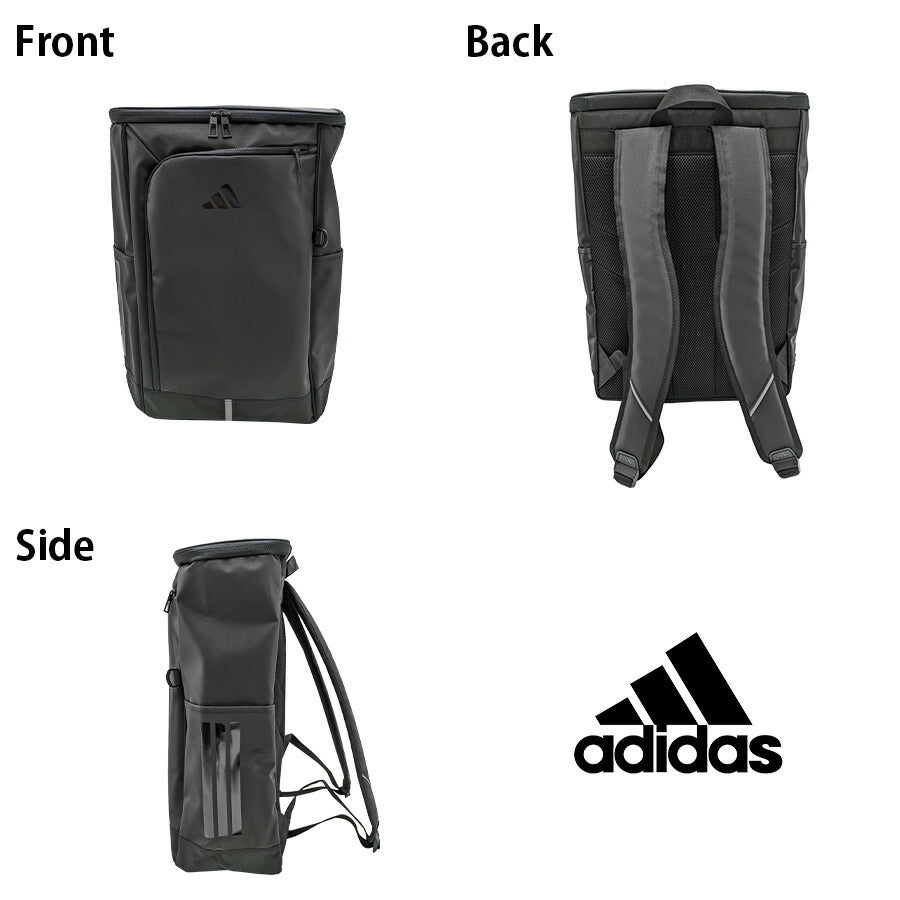 【adidas】 リュック 大容量 68571 ハイデ 30Lリュックサック かばん バッグ 通学 学生 撥水 軽量 スクール ユニセックス ギフト プレゼント ブラック