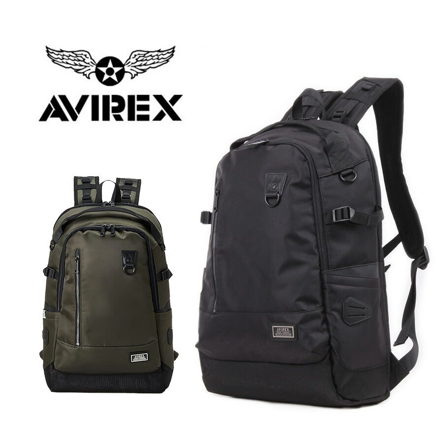 AVIREX ax2053 ソリッド デイパック リュック 大容量 鞄 カバン かばん バッグ 普段使い 使いやすい ミリタリー メンズ プレゼント ギフト ブラック 父の日