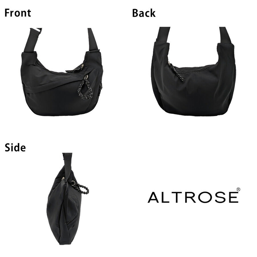 ALTROSE 250153 エース ショルダーバッグ 斜め掛け 鞄 カバン かばん バッグ 通勤 普段使い 使いやすい シンプル レディース プレゼント ギフト ブラック