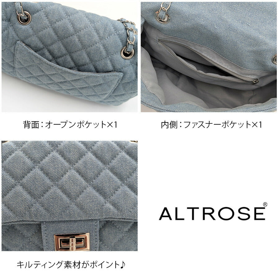 【ALTROSE】332393 2WAYSDルルナ ショルダーバッグ 斜め掛け かばん 使いやすい 普段使い かわいい シンプル レディース ギフト プレゼント ブラック