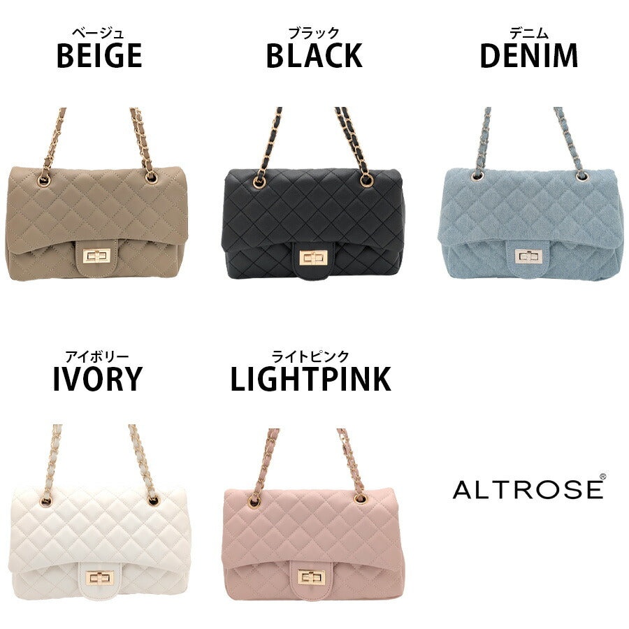 【ALTROSE】332393 2WAYSDルルナ ショルダーバッグ 斜め掛け かばん 使いやすい 普段使い かわいい シンプル レディース ギフト プレゼント ブラック
