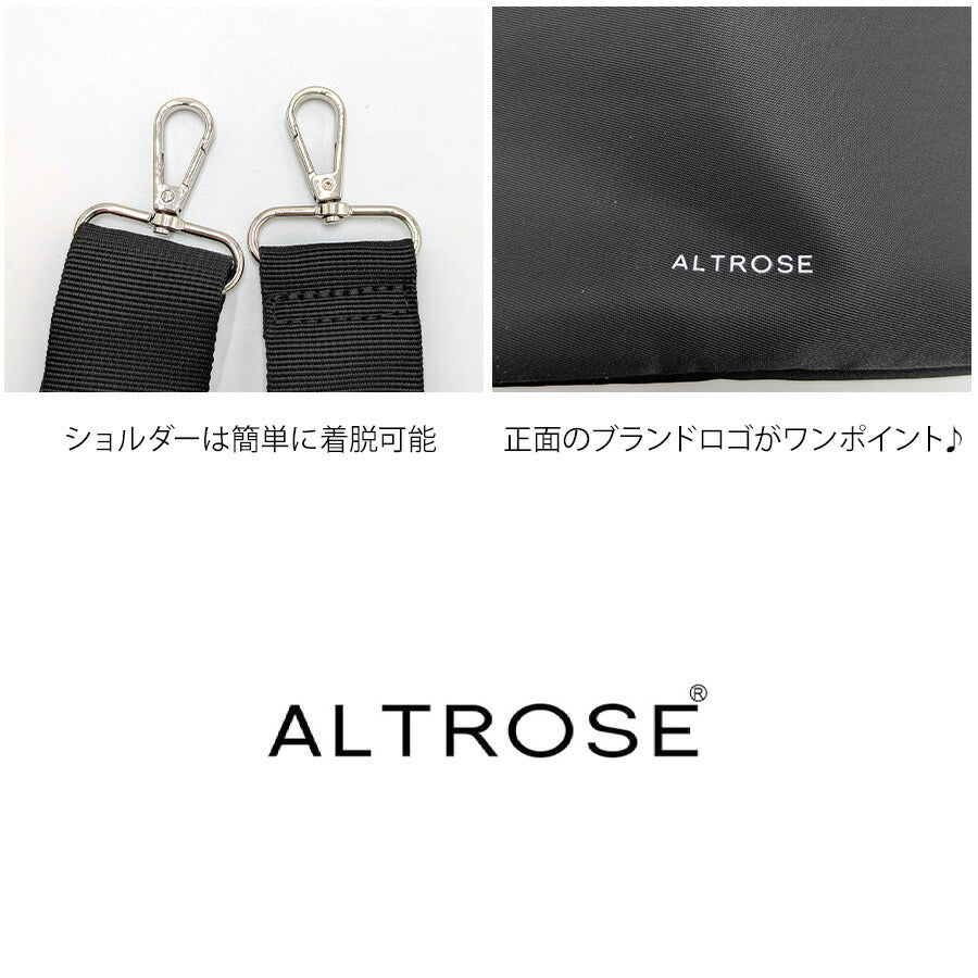 ALTROSE 333181 フォイ 2WAYボストンバッグ 斜め掛け 手持ち 鞄 カバン かばん バッグ 普段使い 使いやすい シンプル レディース プレゼント ギフト ブラック