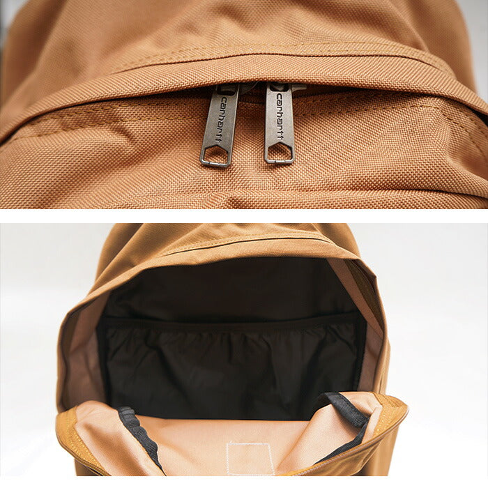 carhartt カーハート 21L バックパック B0000280 ESSENTIAL LAPTOP BACK PACK ノートパソコン 通勤 通学 ジム 部活 スポーツ 合宿 エッセンシャル 21L ラップトップバックパック 600D ポリエステル 撥水加工 ブラック カーハートブラウン CB0280