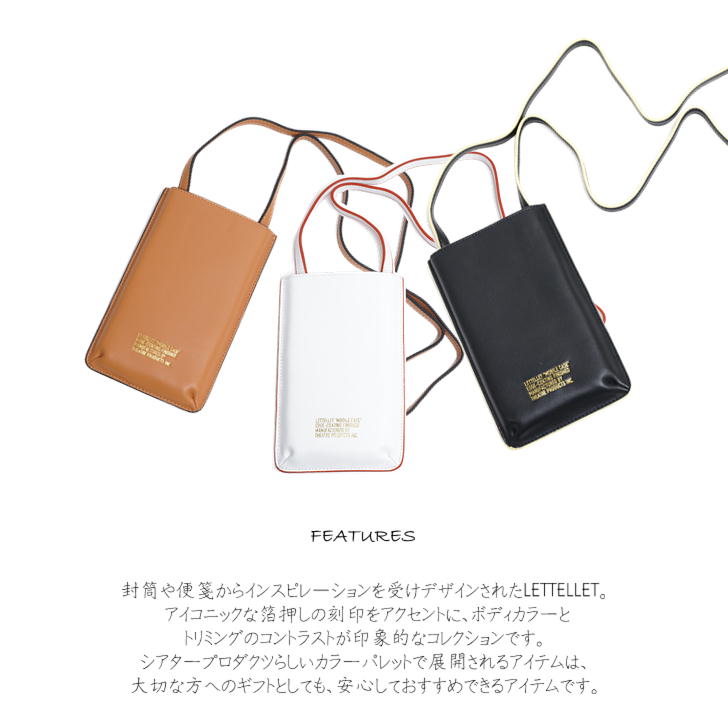 【正規取扱店】【クリックポスト/日時指定不可】THEATRE PRODUCTS シアタープロダクツ レタレット MOBILE CASE BE200422 スマホケース ネックポーチ ショルダー カードケース レザー 人気 オシャレ インスタ 表参道 正規販売店