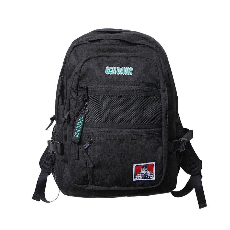 【BEN DAVIS】リュック 大容量 ベンデイビス BDW-8301 NEW MESH XL-PACK 2 32L バックパック リュック スクールバッグ パソコン タブレット ポケット スマイリング ゴリラ 刺繍 撥水